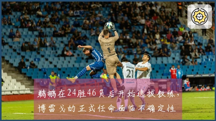 鹈鹕在24胜46负后开始选拔教练，博雷戈的正式任命面临不确定性