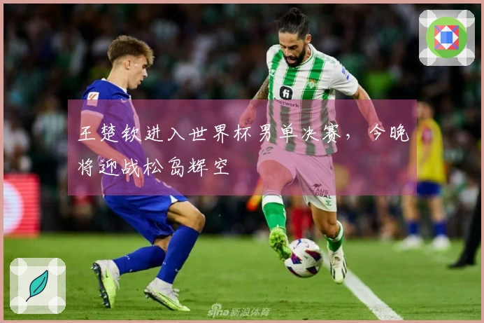 王楚钦进入世界杯男单决赛，今晚将迎战松岛辉空